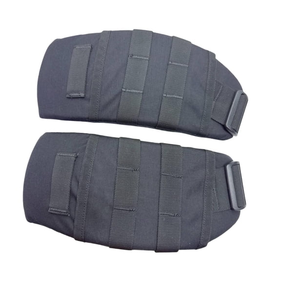 EHJRE 2 Pieces Sport Waist Pads Waist Belt Removable Detachable Replacement Balanced Black Vertical