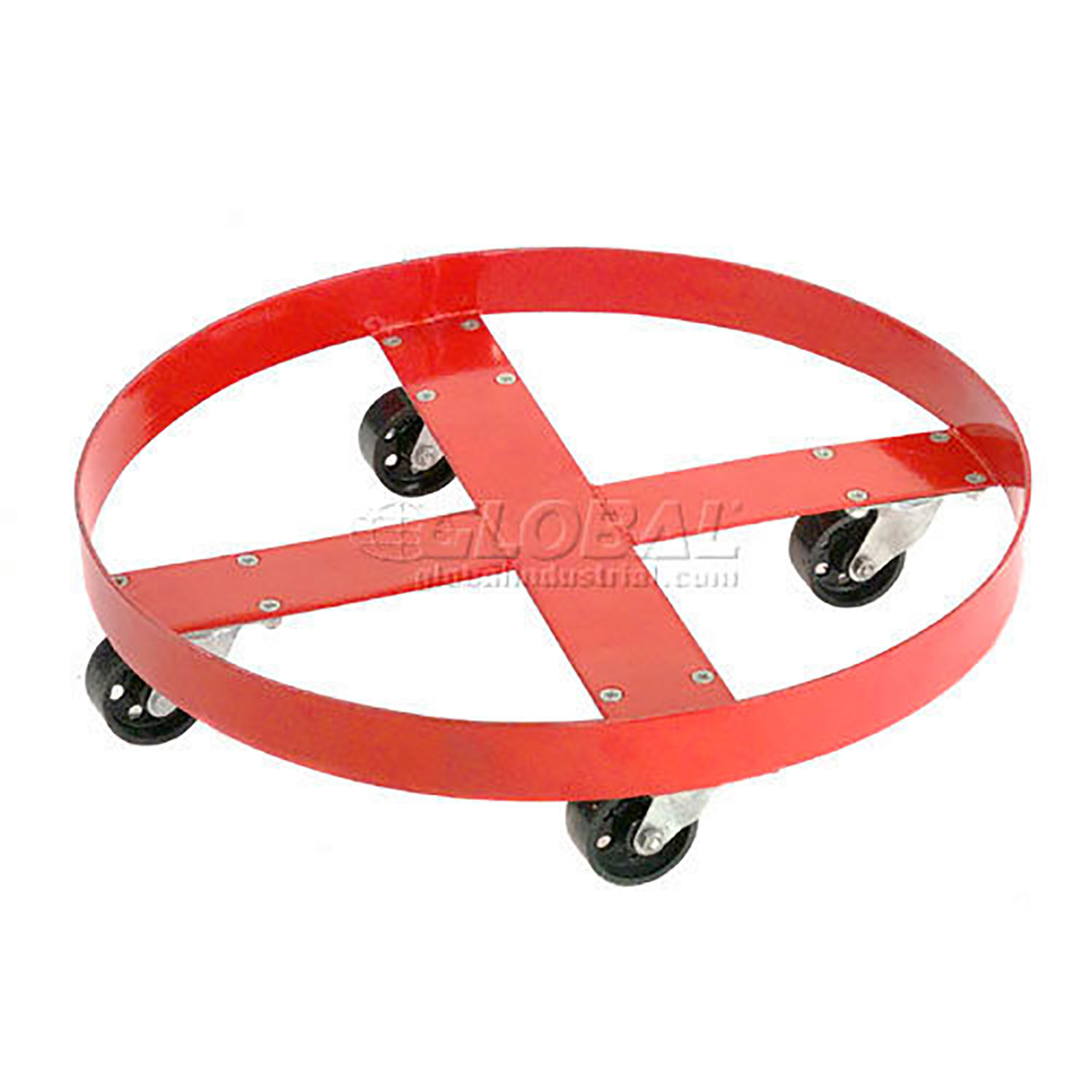 Steel Drum Dolly for 30 Gallon Drum, Steel Wheels 1000 Lb. Capacity