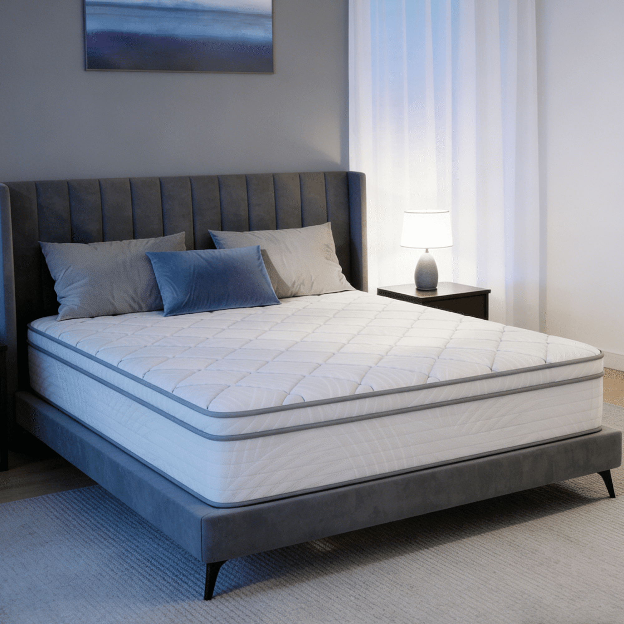 Avenco King Size Hybrid Mattress 10 inch Bed in a Box, Medium Firm