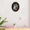thumbnail image 6 of Homellea Black Halloween Art Photo Frame, 5.26 Inch Wooden Tabletop Picture Frame with Spooky Print for Desk, Shelf, Mantel, Wall, Entryway and Party Decor, 6 of 8