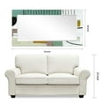 thumbnail image 6 of Empire Art Direct TAM-140604-5428 'Introductions'Rectangular Beveled Mirror on Free Floating Printed Tempered Art Glass, 6 of 9