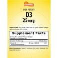 thumbnail image 2 of High Potency Vitamin D3 | 1000 IU (25 mcg) | 300 Softgels | For Men and Women | by Sundance, 2 of 5