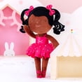 thumbnail image 3 of Gloveleya Baby Girl Gifts Stuffed Animal Dolls Curly Hair Doll Soft Ballerina Light Peach 13 inches, 3 of 6