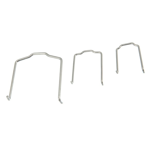 Unique Bargains Car Radiator Hose Clip Repalcement for BMW E39 E38 E60 E90 Metal Silver Tone 1 Set