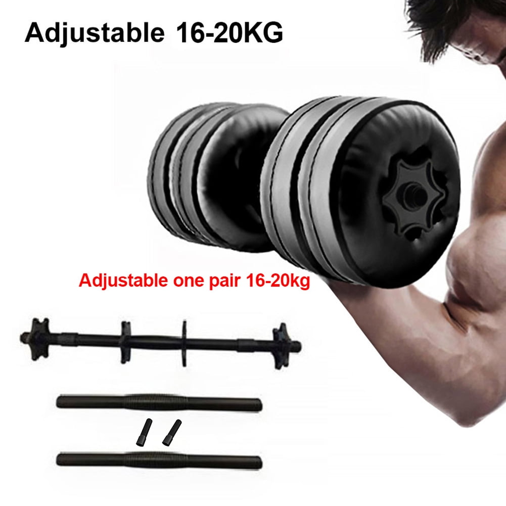 Water Filled Adjustable Dumbbells Weight16 20KG Environmental Training Arm Muscle Strength Training Fitness Dumbbell Walmart