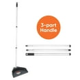thumbnail image 2 of Commercial Lobby Dustpan with Long Handle Silicone Stand Up Dustpan, 48" 3-Part Handle, 2 of 8