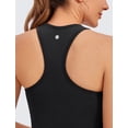 thumbnail image 4 of Top CRZ YOGA sin costuras acanalado cuello alto corto negro XS, 4 of 7