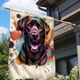 thumbnail image 3 of Labrador Retriever Portrait Watercolor Vintage Retro Styles House Flag 28x40in Double Sided Lab Dog Lover Gifts Outdoor Decor - 00001, 3 of 5