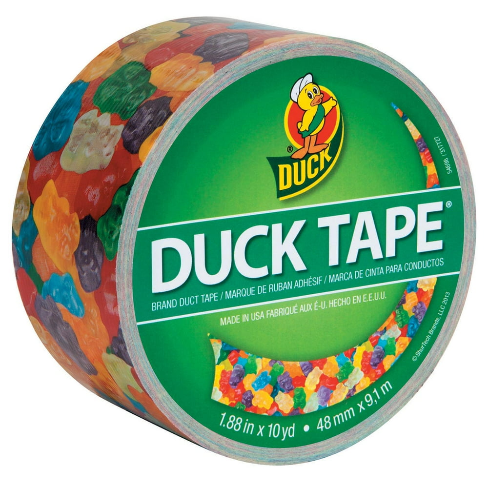 Duck Tape. Gummy Bears. 1.88 inches x 10 yards