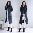 thumbnail image 3 of Chaqueta de algodón de estilo coreano de invierno para mujer, chaqueta de algodón de plumón de longitud media a larga, chaqueta de algodón gruesa y ajustada, 3 of 6