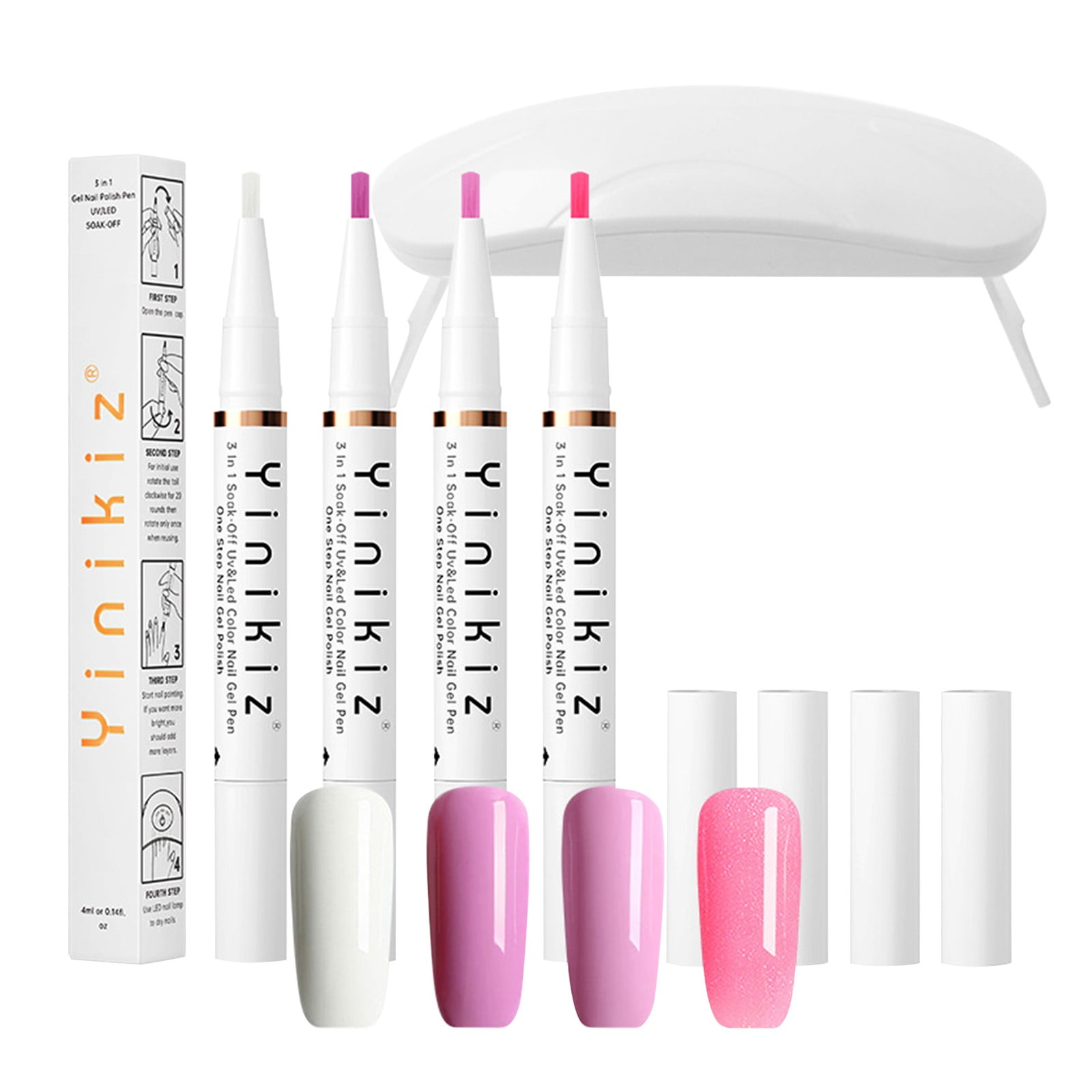 zttd 3 in 1 solid color nail polish glue phototherapy glue onesteps