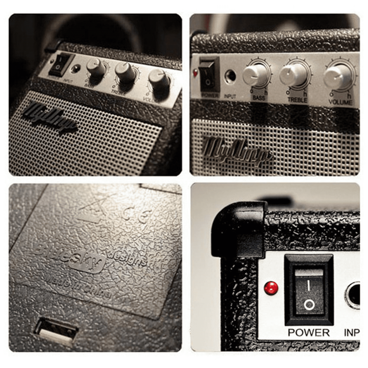 2X Retro Replica Guitar Amplifier High Fidelity / My Amp Audio Portable Speaker / Amp Audio Guitar Speakers Stereo