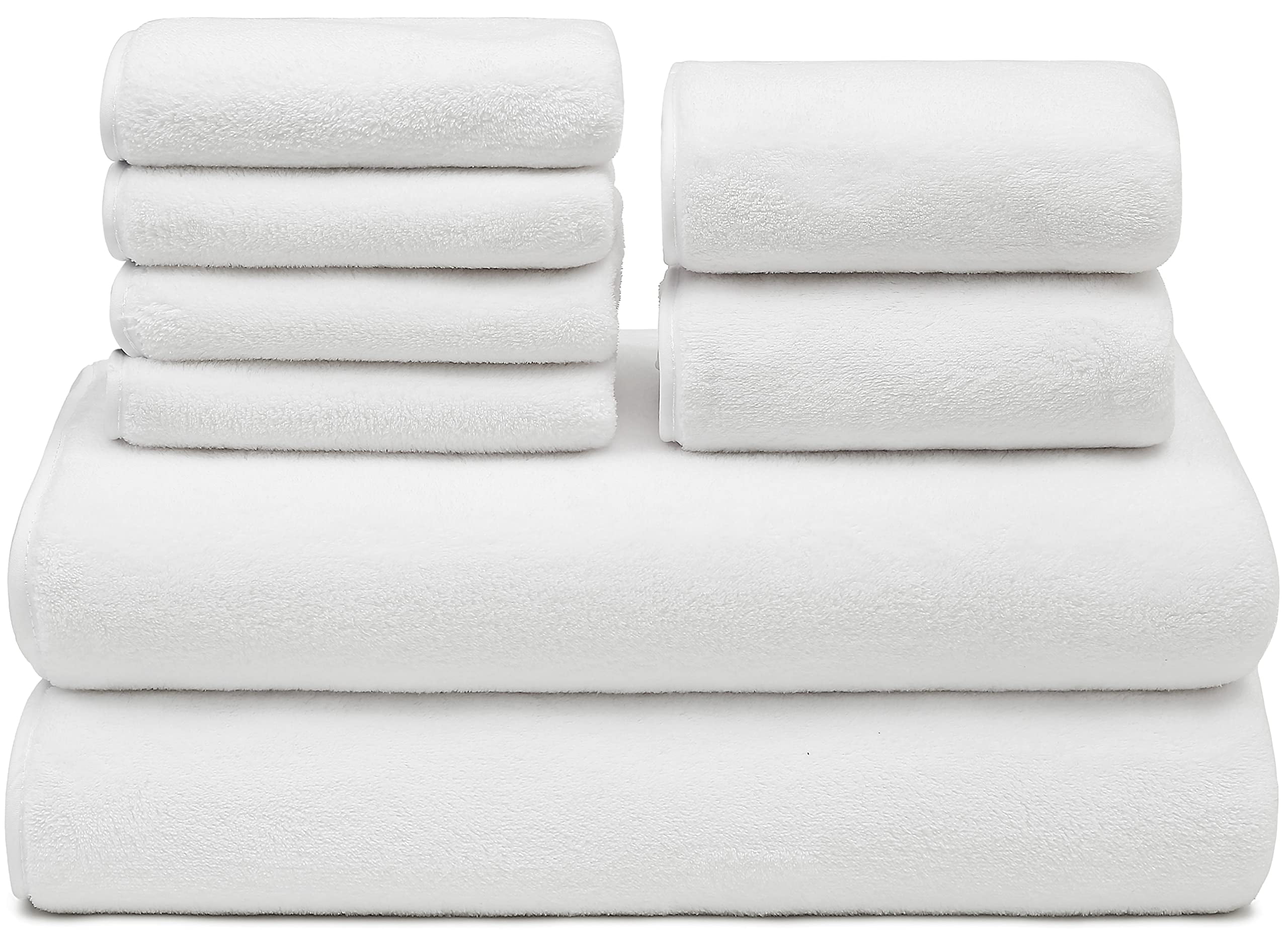 KinHwa Microfiber Bath Towel 30x60inch 2 Pack Extra Large Bathroom  Towels,Ultra Absorbent Shower Towel Set,Quick Dry Soft Bath Sheets for Spa