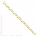 thumbnail image 5 of 14K Yellow Gold 6.25mm Polished Fancy Anchor Link Chain, 5 of 5