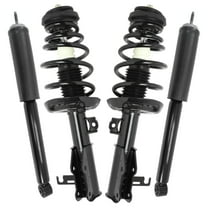 AutoShack Front Complete Strut & Coil Spring Assembly with Rear Shock Absorbers Set for 2014-2015 Chevrolet Malibu 2016 Malibu Limited | Full-vehicle Suspension System Replacement Kit CSTKS0039