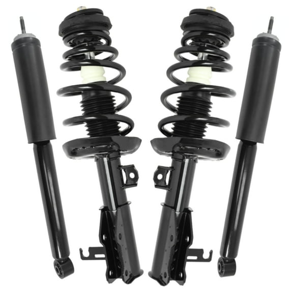 AutoShack Front Complete Strut & Coil Spring   Shock Absorber Replacement for 2014-2015 Chevrolet Malibu 2016 Chevrolet Malibu Limited 4-PC Kit