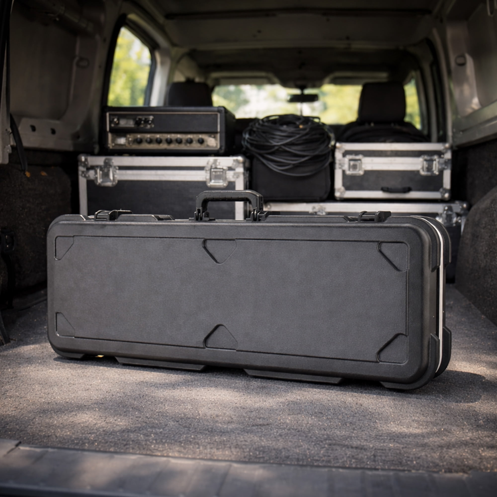 SKB Cases 1SKB-66 Electric Guitar Hard Case for Strat and Tele Style Guitars
