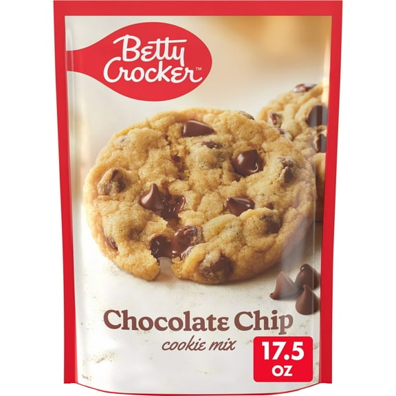 Betty Crocker Chocolate Chip Cookies Cookie Baking Mix 17.5 oz (Pack of 2)