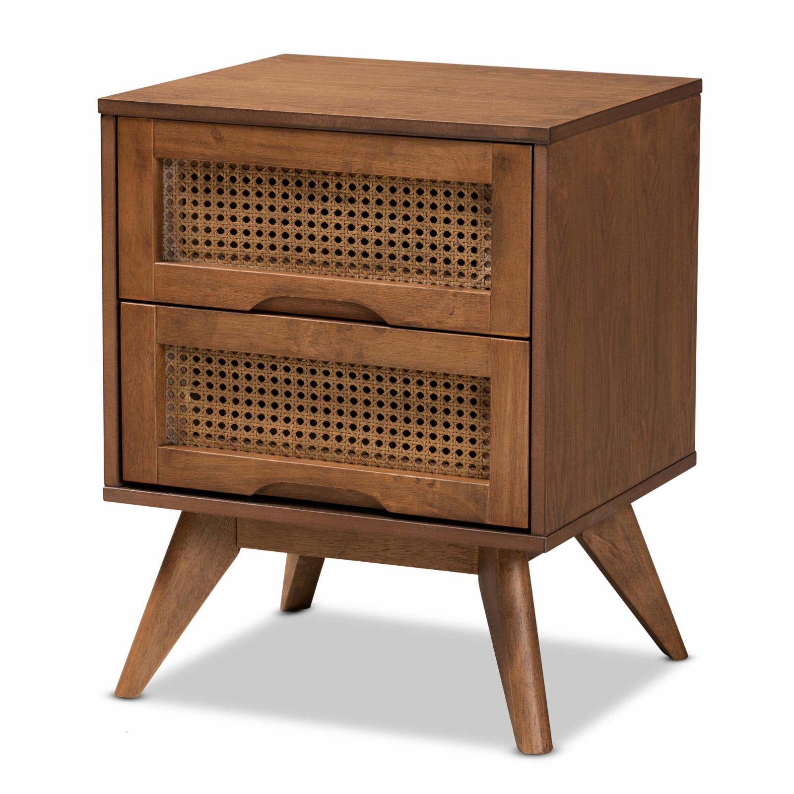 Baxton Studio Barrett 2Drawer Nightstand