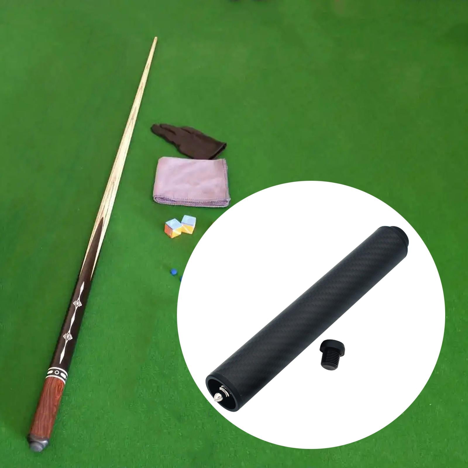 Pool Cue Extension,Pool Cue Extender Sleeve Extension Weight Screw,Universal Cue Extension End Billiard Accessories,Nine Ball Billiard Cue End End Lengthener Long,Snooker Pool Cue Extender 38cm