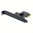 thumbnail image 4 of PCI-E 1X to Type-E + Type-C Expansion Card USB3.2 GEN2 10Gbps ASM3142 Chip PCI-E to USB-C Adapter for Desktop, 4 of 7