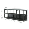 thumbnail image 5 of Evelyn&Zoe Thalia Rectangular TV Stand for TV's up to 75", Charcoal Gray, 5 of 9