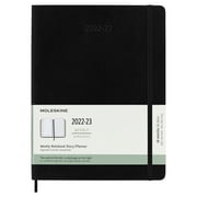 Moleskine 2023 Weekly Notebook Planner, 18M, Extra Large, Black, Soft Cover (7.5 x 10) (Calendar)