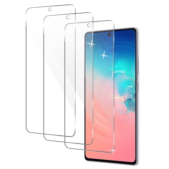 ZYQEEE HD Screen Protector Compatible for Samsung Galaxy S10 lite 6.7", Anti-Scratch Tempered Glass Film, Bubble-Free, Easy Install, 3 Pack