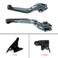 thumbnail image 2 of Levier d'Embrayage de Frein Réglable et Extensible pour Trident 2022 Bobber 17-19 Tiger 800 Noir, 2 of 10