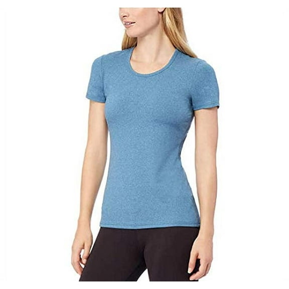 32 DEGREES Cool Women's 3Pk Scoop Neck Tee (White/White/Teal X-Large)