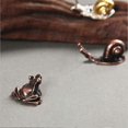 thumbnail image 5 of KAIYANG Quemador de incienso en forma de cono de bronce con forma de rana, soporte para placa decorativa (rana), 5 of 5