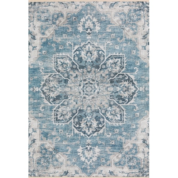 Dalyn Marbella Area Rug MB3 Mb3 Denim Denim 8' x 10' Rectangle