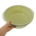 thumbnail image 5 of IFANLANDOR 2Pcs Dish Washing Tub PP Green Square For Family Bathroom Use, 5 of 5