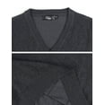 thumbnail image 4 of Purcoar Men's V-Neck Sweater Vest Sleeveless Knit Pullover, 4 of 9