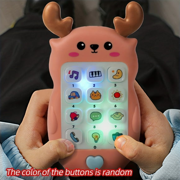 Baby Teether Baby Simulation Mobile Phone Children's Music Toys Early Education Educational Story Machine Telephone Toy, Halloween, Christmas, And Thanksgiving Day Gift