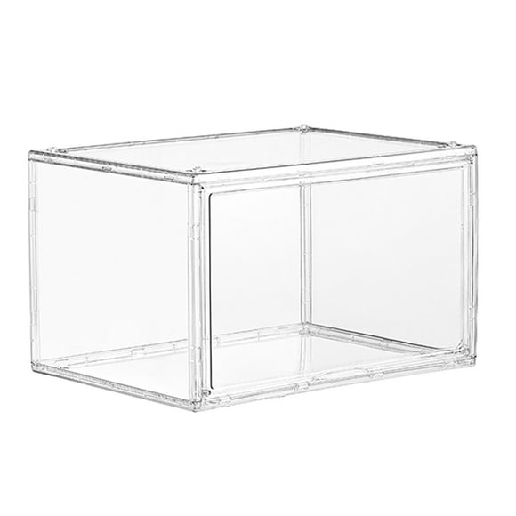 Durable Shoe Organizer Shoe Container Shoe Boxes Shoes Display Case for Wedges Clear Style A