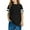Black, variant on Charella Girls' T-Shirt Striped Short/Long Sleeve Cute Crew Neck Basic Tee Casual Loose Fit Tops for Kids (13 Years, Yellow 1)