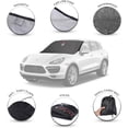 thumbnail image 4 of Windshield Snow Cover - Best Auto Ice Guard - Wiper Protector - Non Scratch Magnetic - Sturdy - Self Storage Pouch - Keep your Vehicle Exterior Frost Free and Clean -Car-Van-SUV - 120 x 210 cm, 4 of 8