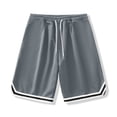 thumbnail image 5 of LWavelet Mens Gym Basketball Shorts with Pockets Quick Dry Lightweight Mesh Athletic Shorts for Workout Running,Dark Gray L, 5 of 6