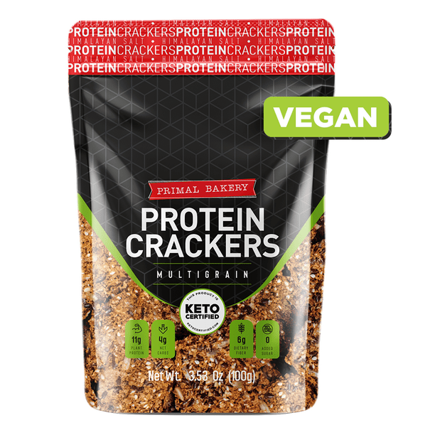 Primal Bakery Protein Keto Crackers, Multigrain