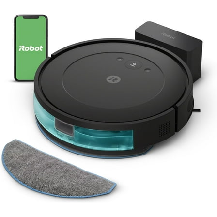 iRobot Roomba Combo Robot Vacuum & Mop (Y0110) - Easy to use, Power-Lifting Suction, Vacuums and mops, Multi-Surface Cleaning, Smart Navigation Cleans in Neat Rows, Self-Charging, Alexa