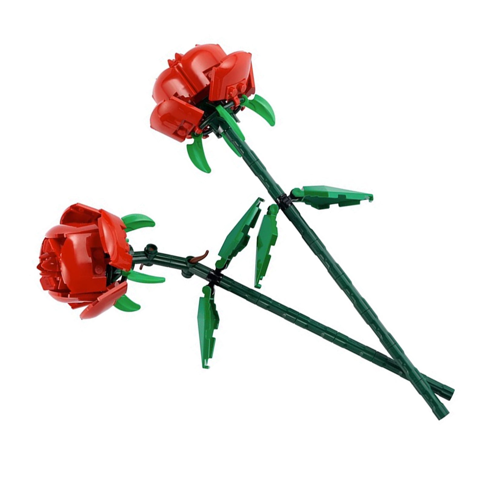 Building Block Rose,Building Block Rose Educational Rose Building Block Toy Flower Building Block Proven Performance