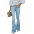thumbnail image 2 of aPAY Jeans for Women Long Denim Flare Pants Casual and Versatile for Daily Travel Regular Size, 2 of 7