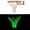 White, variant on Glow Basketball Net Outdoor Indoor Heavy Duty Basketball Net All Weather Anti Whip 12 Loops