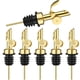 thumbnail image 1 of 6 Piezas De Vertedores De De Licor De Acero Inoxidable Con Peso, Dispensador AutomáTico De , Vertedor De Alcohol BalsáMico (Dorado), 1 of 5