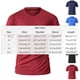 thumbnail image 2 of Tops para hombre, blusas y camisas de manga corta con cuello redondo para hombre, camiseta deportiva de manga corta con cuello redondo en color liso para hombre, blusa de seda helada para hombre, 2 of 6