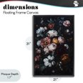 thumbnail image 4 of Stupell Industries Transitional Midnight Garden Velvet Florals Black Floating Frame Canvas Art, 21 x 31, by Creative Studio, 4 of 8