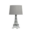 thumbnail image 6 of 25" Black Acrylic Paris Desk Table Lamp With White Drum Shade, 6 of 6