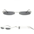 thumbnail image 1 of Small Square Sunglasses Street Marine Glasses Grey, 1 of 3