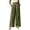*Army Green, variant on Women's High Waisted Wide Leg Pants , Pleated Palazzo Pants For Women , Ladies' Casual Flowy Dress Trousers with Pockets and a Belt,White,S-2XL